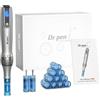 Dr. Pen Ultima M8S Wireless Microneedling Pen Kit con 12 cartucce | 6 livelli di velocità, ricarica rapida Type-C e 12 cartucce di ricambio per la cura della pelle a casa