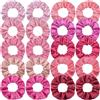 BetterJonny - Elastici per capelli in seta imitazione Scrunchie Satin Scrunchies per capelli in morbida seta, elastici elastici per donne e ragazze (rosa)