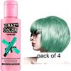 Crazy Color 4 Crazy Color Semi Permanent Hair Colour Dyes by Renbow 100ml Peppermint 71