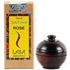 LASA HOME Lasa Aromatics Rose Natural Solid Profumo Body Musk In vaso di legno - 6 g