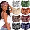 Awumbuk 8 Pezzi Fascia Capelli Donna, Elastico Boho Headband per Yoga
