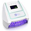 Tutto per l'Estetica Lampada UV LED Unghie Professionali 126 Watt, Ricaricabile, con Timer | Fornetto Gel Onicotecnica, per Estetista, Nail Artist, per Manicure e Pedicure - Tecnologia Dual Light 365 - 405 nm