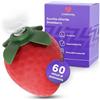 Lovehoney Strawberry Succhia clitoride per donna | Stimolatore clitoride femminile 10 livelli | Ricaricabile USB | Design Fragola | Vibratore clitoride Impermeabile | Sextoys Vibratoreper donna coppie
