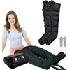 vanenferse Pressoterapia per Casa 6 Camere (Nero, L 2 gambe) | Pressoterapia Linfodrenaggio Professionale, Massaggiatore Elettrico Gambe linfodrenante, 0-30 Min, 30-240 mmHg