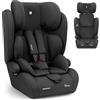 Kikka Boo KikkaBoo Seggiolino Auto 9-36 kg i-PASS, Gruppo 1/2/3, Da 15 Mesi a 12 Anni, i-Size 76-150 cm, Poggiatesta Regolabile 13 Posizioni, Nero