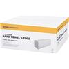 AmazonCommercial Asciugamani Di Carta Piega Singola (Piega A V/Piega A Z) Cellulosa 2 Veli 3990 Fogli (15 Confezioni Da 266) Dimensioni Del Foglio: 22cm x 21cm Compatibile Con Dispenser H3