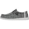 HEYDUDE Wally Washed Canvas Mocassino Casual Bianco 45 EU Uomo