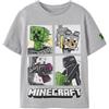 Name IT Nkmmykin Minecraft SS Nreg Top Box Bfu, Grigio, 146 cm-152 cm Bambini e Ragazzi