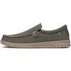 HEYDUDE Mikka Braided - Scarpe Uomo Slip-On - Mocassini, Army, 41