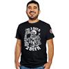 Feudalesimo e Libertà 2 Beer Or Not 2 Beer - T-Shirt Uomo - To Beer or Not to Beer - Birra - Maglietta Nera a Manica Corta 100% Cotone Organico