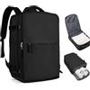 coofay, Zaino da viaggio casual e versatile, B-nero, Standard, Zaini da viaggio