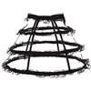 GRACEART Steampunk gotico Bustle Tutu Sottogonna Regolabile Costume