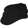 Jasmine Silk Uomo 3 paia Uomo 100% seta Calzino Calzini calzini 7-11 (nero)