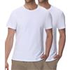wirarpa Pack 2 Magliette Uomo in Cotone T-Shirt con Collo | Essential, Morbido, Tondo e Maniche Corte, Perfette per la Vita Quotidiana