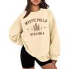 Generic Mystic Falls Virginia Felpa Mystic Falls Virginia Camicia Mystic Falls Felpa Virginia Felpe, Khika, L