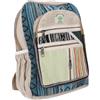 GURU SHOP GURU-SHOP Zaino in Canapa Etno, Borsa da Palestra, Borsa Sportiva - Azzurro, Unisex - Adulti, 40x33 cm, Zaini e Borsa Sportiva