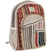 GURU SHOP GURU-SHOP Zaino in Canapa Etno, Borsa da Palestra, Borsa Sportiva - Azzurro, Unisex - Adulti, 40x33 cm, Zaini e Borsa Sportiva