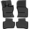 ELEMENT Set di Tappetini Auto in Gomma TPE 3D per JAGUAR F-Pace | 2016 - Oggi | Tappetini Auto Originali 100% Adatti, Gomma Auto Universali Resistanti, Tappeto