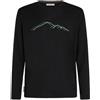 Icebreaker Merino 150 Tech Lite LS Tee Rainer Ridge, Black