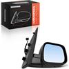 Frankberg Specchietto retrovisore esterno elettrico destro a 7 Poli | Riscaldato, &-sensore di temperatura; Compatibile con: Bipper Tepee, Station wagon Nemo, Qubo 225, Bipper AA