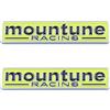 Generic Mountune Racing Emblem Car Sticker Sticker Badge per auto veicolo motore (verde nero)
