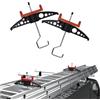 Autorack Products Morsetti per scala furgone, gancio largo per barre portapacchi larghe, ideale per barre alettate Thule WingBars Evo Easy-Clamp, testato in caso di collisione CE