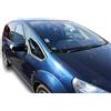 J&J AUTOMOTIVE Deflettori d'Aria per Ford S-Max 2006-2010, Set da 2 Pezzi, Nero Fumé Oscurato Heko