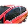 J&J AUTOMOTIVE Deflettori d'Aria per Fiat Grande Punto 5-Porte 2005-2018, Set da 2 Pezzi, Nero Fumé Oscurato Heko