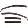 Generico Kit 4 Deflettori Aria Nero Fumé Trasparento Antivento per Finestrini Laterali Anteriori e Posteriori Compatibile con VW T-Cross 2019-2025