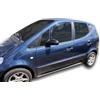 J&J AUTOMOTIVE HEKO Deflettori per Mercedes A-Class W168 1997-2004, 2 pezzi | 2 deflettori HEKO per Mercedes A-Class W168, PMMA 3 mm, fumé, canale del finestrino.