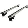 Generic Barre portatutto FARAD BEAMAR in alluminio compatibili con BMW SERIE 5 TOURING (G31) dal 2017 in poi con corrimani bassi railing integrati