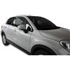 J&J AUTOMOTIVE Deflettori d'Aria per Fiat 500X 2015-2024, Set da 2 Pezzi, Nero Fumé Oscurato Heko