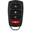 Psytfei Portachiavi con Telecomando Clonazione 433 MHz, Portachiavi con Clonazione Wireless Impermeabile, Porta del Garage, Interruttore Per Cancello Elettrico Per Veicoli, Cancello Elettrico