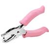 Xzeemo Perforatore 1 Foro 6mm, Perforazione Carta Capacità 8 Fogli, Perforatore a Foro Singolo, Perforatore a Pinza per Carta, Foratrice per Carta per Fai da Te Ufficio Scuola (Rosa)