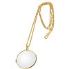 XINCHIA Collana con ciondolo in vetro di ingrandimento, 5x, con lente d'ingrandimento e lente d'ingrandimento per gioielli, lente d'ingrandimento