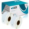 specmark 2 Rotoli di etichette compatibili con DYMO 11352 25mm x 54mm S0722520 500 Pezzo compatibile con tutte le stampanti di etichette Label-Writer 450 4XL Seiko-SLP