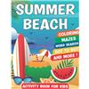 Majosta Summer Beach Activity Book For Kids: +40 Travel Vacation Summer Coloring and Activity Book word search, Mazes, Coloring Pages, dot to dot and So Much ... Boys,Girls for Kids Ages 8-12 | Hours of Fun!
