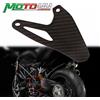 MOTO4U Per Ducati Streetfighter S Streetfighter 848 2012-2015 1PC In Fibra di Carbonio Sinistra Tacco Piastra di Protezione Rearset Piede Peg Montaggio 100% Carbonio