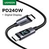 UGREEN Cavo di Ricarica UGREEN Type-C PD3.1 240W con Display Digitale, Cavo USB-C per Laptop, MacBook, HP, iPhone 17 16, Samsung S25, Xiaomi