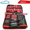 JOIGVFN Strumenti per auto Kit di smontaggio per interni auto Strumento per la rimozione del rivestimento in plastica Estrattore per clip per auto Strumenti per pannelli fai da te per set di estrattori per
