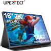 Uperfect Monitor da gioco portatile UPERFECT 2K 144Hz da 16" con risoluzione 2560*1600 QHD 500 nit e display IPS con HDMI e USB C per PC, Steam, Deck, XBOX, PS5, Switch