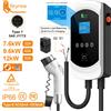 feyree Caricatore EV Feyree con Funzione DLB, Wallbox Tipo 1, 32A 7.6kW, 40A 9.6kW, 50A 12kW, Presa 1P J1772, Controllo APP per Veicoli Elettrici