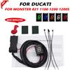 S2R Indicatore di marcia di velocità del motociclo per Ducati Monster 821 1100 EVO Monster 1200 1200S Monster 1200R LED 1-6 Display del marcia