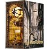 ASLOWSNAIL Libro Nook Kit Laboratorio del creatore Puzzle in legno fai-da-te Palloncino Studio Nave Scaffale Casa delle bambole Modello Fermalibri Edificio Home Deco