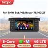 Hizpo Android 13 Multimediale Per Auto Per BMW E46 M3 318/320/325/330/335 Rover 75 Navigazione 2 Din GPS DSP Audio Unità principale Carplay DSP