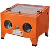 SucceBuy Cabinet per sabbiatura Sabbiatrice da banco portatile da 25/40/60 galloni con ugelli per pistola per sabbiatura per macchie di vernice e ruggine