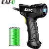 EAFC Compressore d'aria portatile Pompa gonfiabile cablata wireless Pompa elettrica da 120 W Gonfiatore portatile per pneumatici digitale per palline da bicicletta per auto