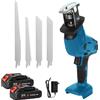 NONE Sega alternativa elettrica a batteria da 100 mm Sega elettrica per utensili da taglio per legno in metallo a velocità variabile da 3000 giri/min per batteria Makita 18V