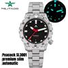 MILITADO ML20 39mm Orologio subacqueo PT5000 Automatico 200M Impermeabile Nero PVD Acciaio 316L Zaffiro BGW9 Lume Orologio da polso meccanico da uomo
