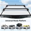Bymaocar Portapacchi universale per auto con serratura Portapacchi in alluminio da 100 cm Portapacchi Uso universale per auto a 4 o 5 porte